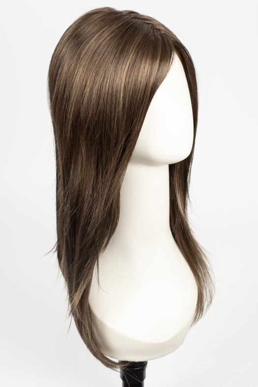 8RH14 HOT COCOA | Medium Brown with 33% Medium Ash Blonde Highlights