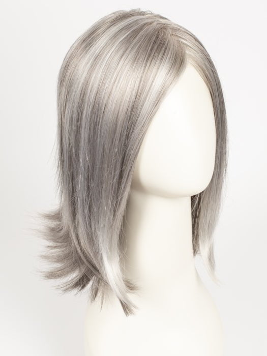 56F51 OYSTER | Light Grey with 20% Medium Brown Front, graduating to Grey with 30% Medium Brown Nape