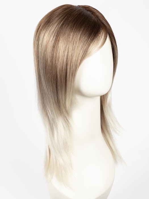 MELTED-MARSHMALLOW | Subtly Warm Dark Sandy Blonde Blend with Medium Brown Roots and Light Ash Blonde Tips and Highlights