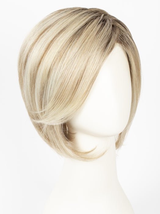 GF19-23SS BISCUIT | Light Ash Blonde Evenly Blended with Cool Platinum Blonde with Dark Roots