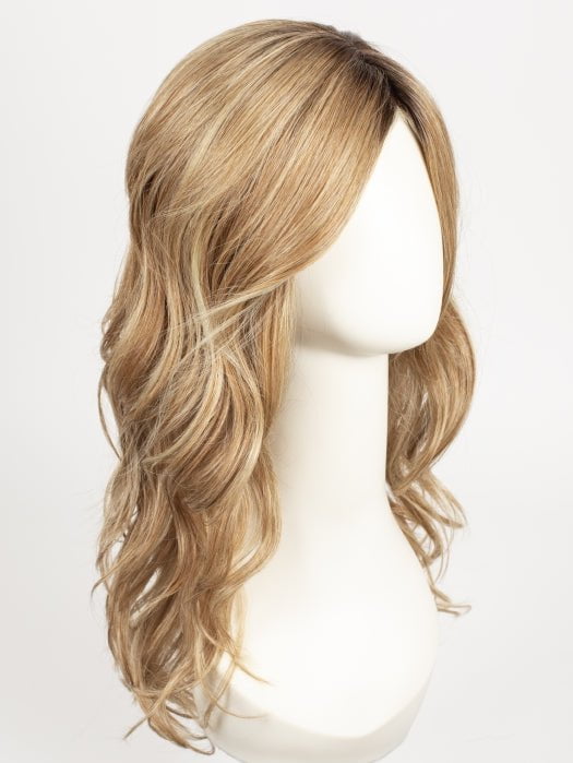 GF14-22SS WHEAT | Dark Blonde Evenly Blended with Platinum Blonde with Dark Roots