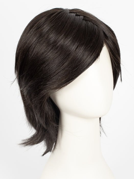 RL2/4 OFF BLACK | Black Evenly Blended with Dark Brown Highlights