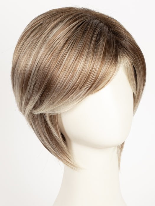 MELTED-CINNAMON | Medium-Brown Root with a Cinnamon Blond Base with Icy Blond Ends