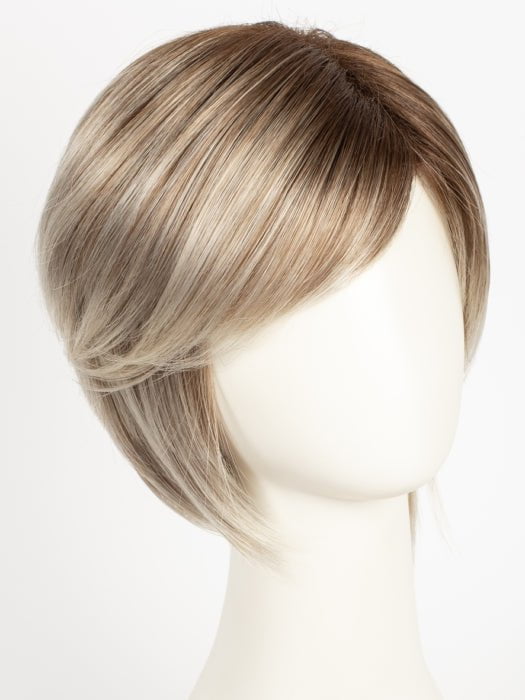 MELTED-MARSHMALLOW | Subtly Warm Dark Sandy Blonde Blend with Medium Brown Roots and Light Ash Blonde Tips and Highlights