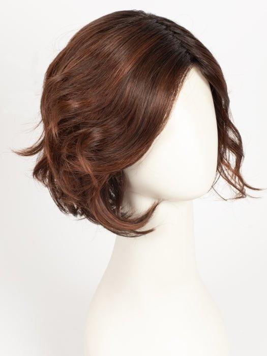 AUBURN ROOTED 33.130.4 | Dark Auburn, Deep Copper Brown, and Darkest Brown Blend with Shaded Roots