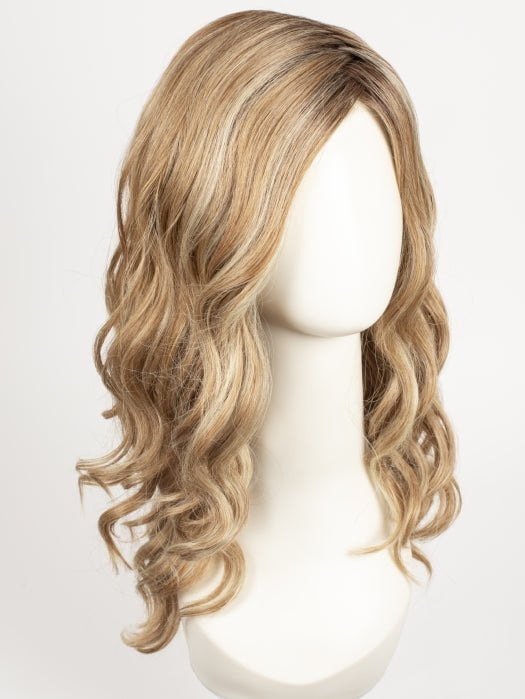 RL14/22SS SHADED WHEAT | Dark Blonde Evenly Blended with Platinum Blonde with Dark Roots