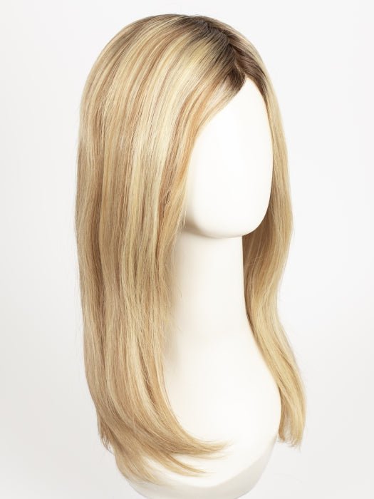 12FS8 SHADED PRALINE | Light Gold Brown, Light Natural Gold Blonde and Pale Natural Gold-Blonde Blend, Shaded with Medium Brown