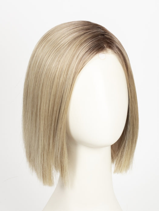 BIEGE LINEN BLONDE R | Neutral Beige Blonde mixed with Medium and Dark Blonde, Highlighted using Ash Blonde with Medium Brown Root color