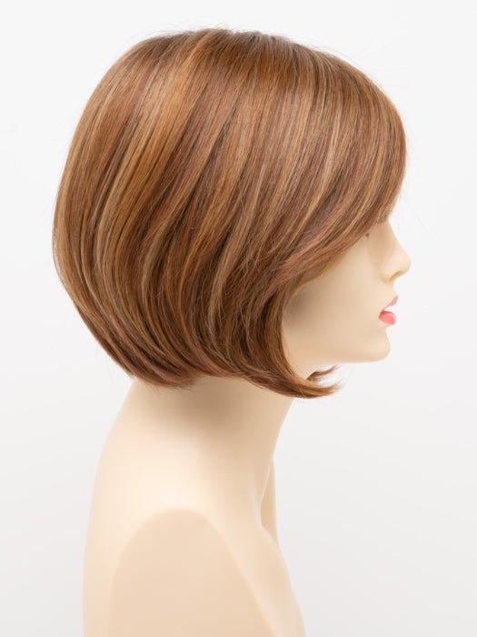 GOLDEN NUTMEG | Medium Brown roots with overall Warm Cinnamon base and Golden Blonde hightlights