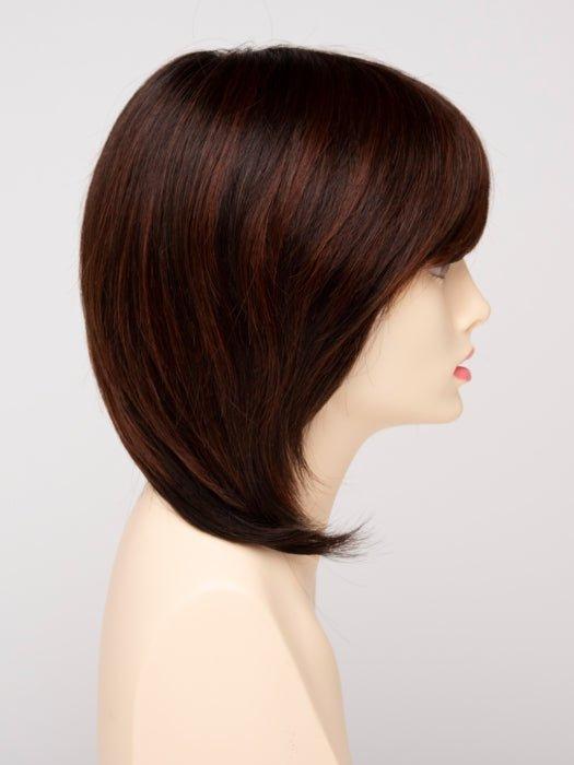 CHOCOLATE CHERRY | Dark Brown roots with overall Medium Brown base with Deep Red highlights