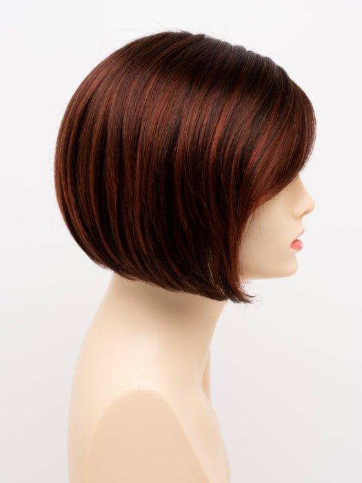 CHOCOLATE CHERRY | Dark Brown roots with overall Medium Brown base with Deep Red highlights