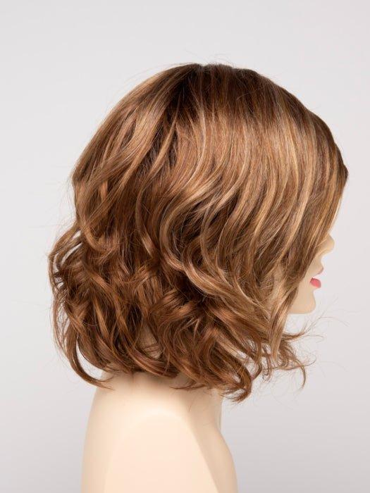 CREAMED COFFEE | Medium Brown roots and base with Cinnamon and Golden Blonde highlights