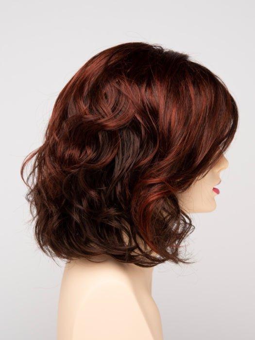 CHOCOLATE CHERRY | Dark Brown roots with overall Medium Brown base with Deep Red highlights