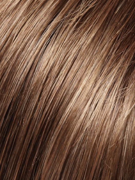 8RH14 HOT COCOA  | Medium Brown  with 33% Medium Natural Blonde Highlights