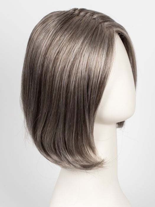 39F38 | Light Natural Ash Brown w/75% Grey Front & graduating to Medium Brown w/35% Grey Nape