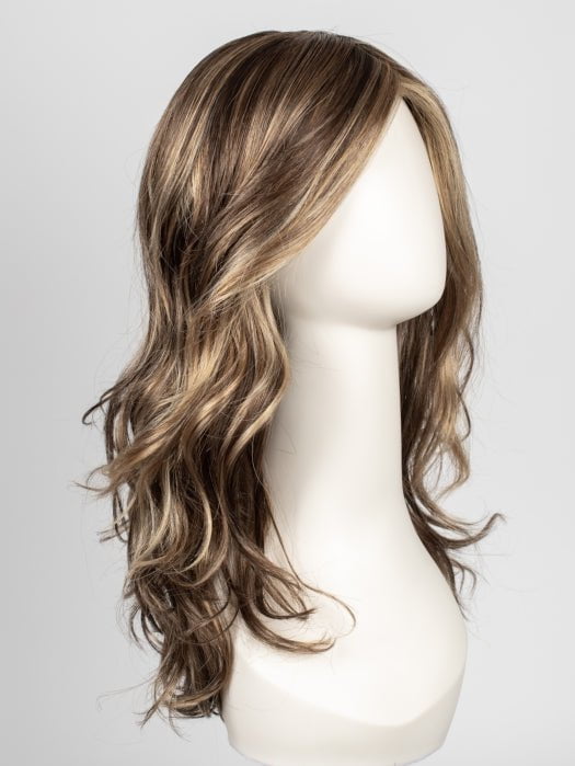 R11S+ GLAZED MOCHA | Warm Medium Brown with Golden Blonde Highlights on Top