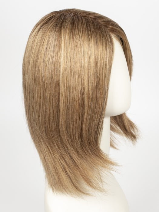 SS12/22 SHADED CAPPUCCINO | Light Golden Brown Evenly Blended with Cool Platinum Blonde Highlights and Dark Roots