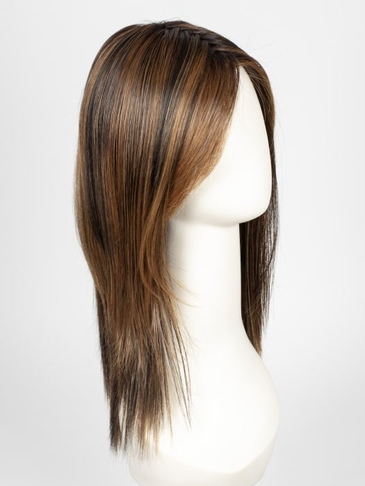 RL8/29SS SHADED HAZELNUT | Warm Medium Brown Evenly Blended with Ginger Blonde and Dark Roots