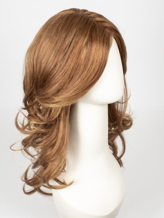 R3025 GLAZED CINNAMON | Medium Auburn with Ginger Blonde Highlights on Top 