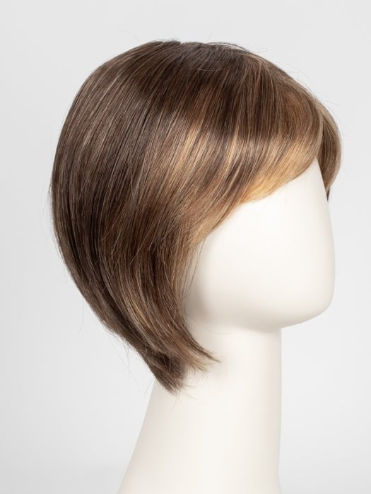 R9F26 MOCHA FOIL | Warm Medium Brown with Medium Golden Blonde Highlights Around the Face