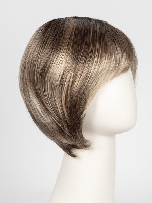 SS12/22 SHADED CAPPUCCINO | Light Golden Brown Evenly Blended with Cool Platinum Blonde Highlights and Dark Roots