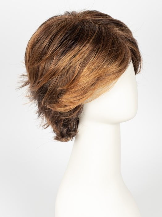 R3329S+ GLAZED AUBURN | Rich Dark Auburn with Pale Ginger Blonde Hightlights