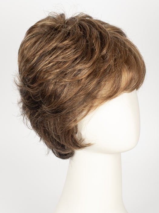 R829S GLAZED HAZELNUT | Rich Medium Brown with Ginger Highlights on Top
