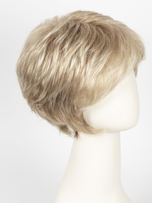 R1621S+ GLAZED SAND | Dark Natural Blonde with Cool Ash Blonde Highlights on Top