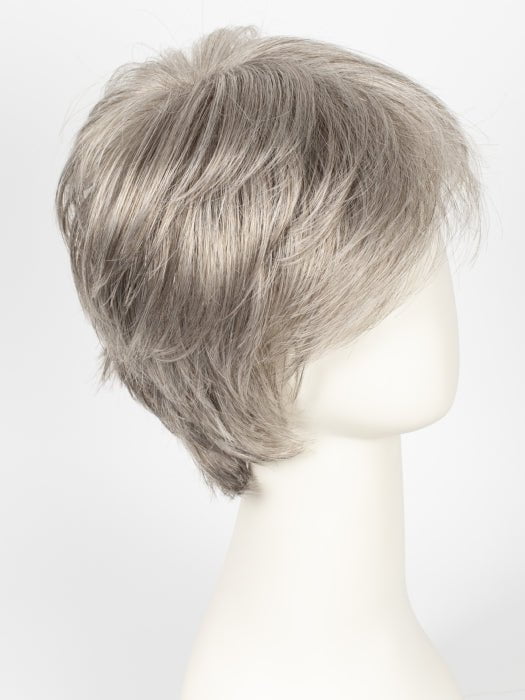 R119G SILVER AND SMOKE | Light Brown with 80% Gray in Front Gradually into 50% Gray Towards the Nape