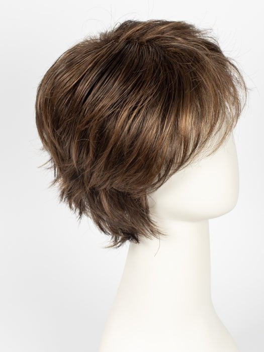 R9S+ GLAZED MAHOGANY | Warm Medium Brown with Ginger Highlights on Top