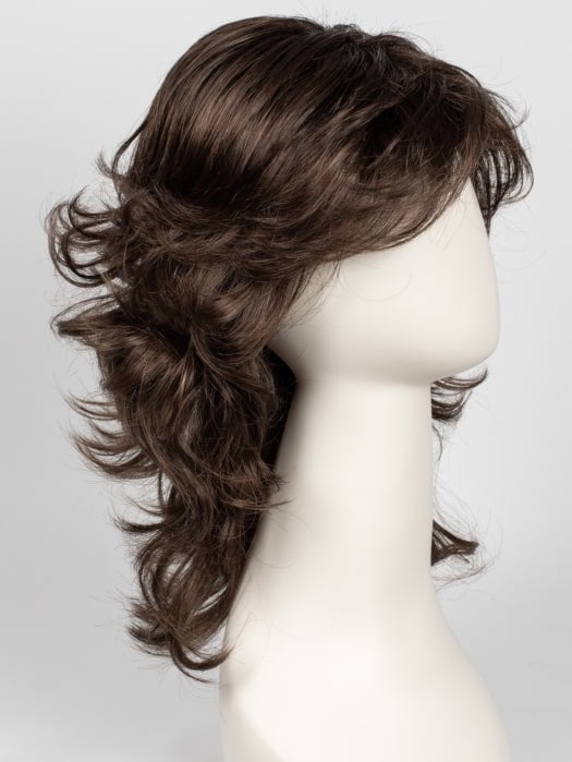 SS10 SHADED CHESTNUT | Rich Medium Brown Evenly with Light Brown Highlights with Dark Roots