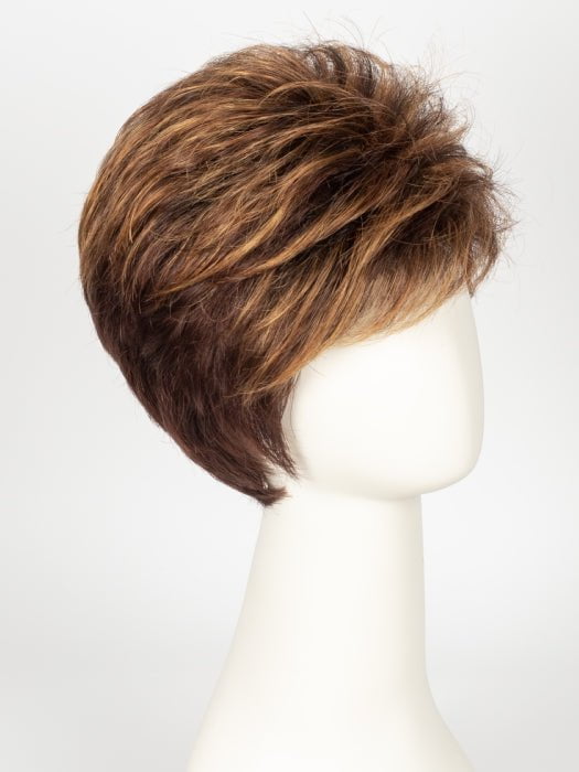 R3329S GLAZED AUBURN | Rich Dark Auburn with Pale Ginger Blonde Highlights