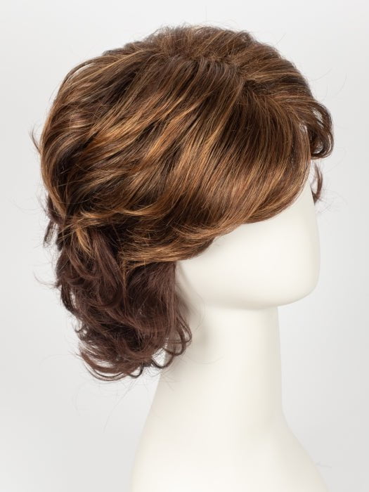 R3329S GLAZED AUBURN | Rich Dark Auburn with Pale Ginger Blonde Highlights