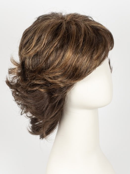 R829S GLAZED HAZELNUT | Rich Medium Brown with Ginger Highlights on Top