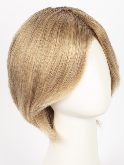 SANDY BLONDE ROOTED | Medium Honey Blonde, Light Ash Blonde, and Lightest Reddish Brown blend with Dark Roots