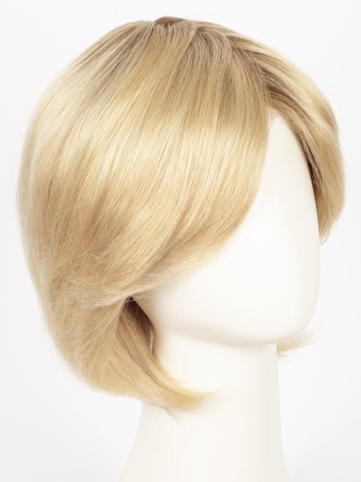 CHAMPAGNE ROOTED | Light Beige Blonde,  Medium Honey Blonde, and Platinum Blonde blend with Dark Roots