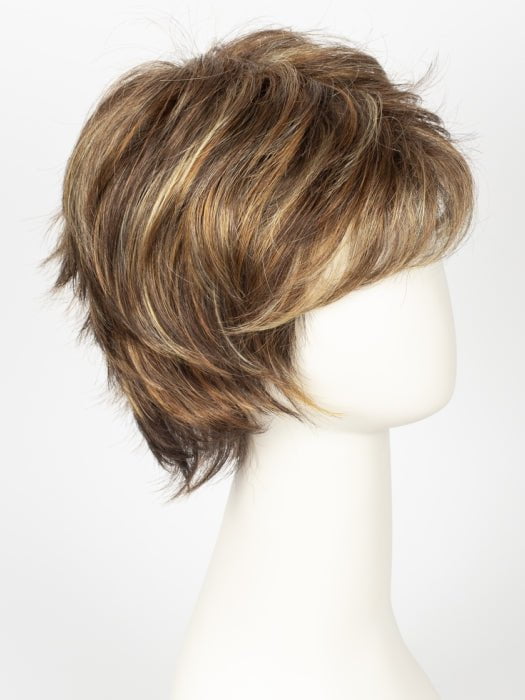 TOBACCO MIX | Medium Brown base with Light Golden Blonde highlights and Light Auburn lowlights 