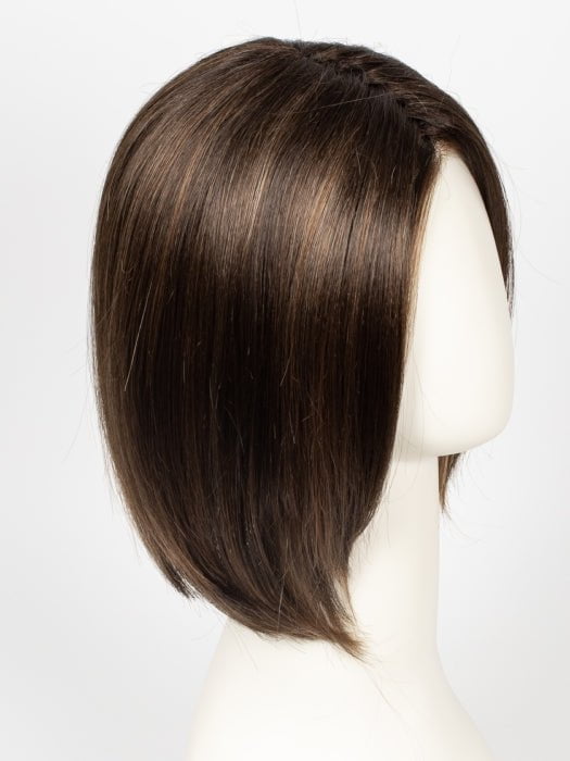 CHOCOLATE ROOTED | Medium to Dark Brown base with Light Reddish Brown highlights and Dark Roots