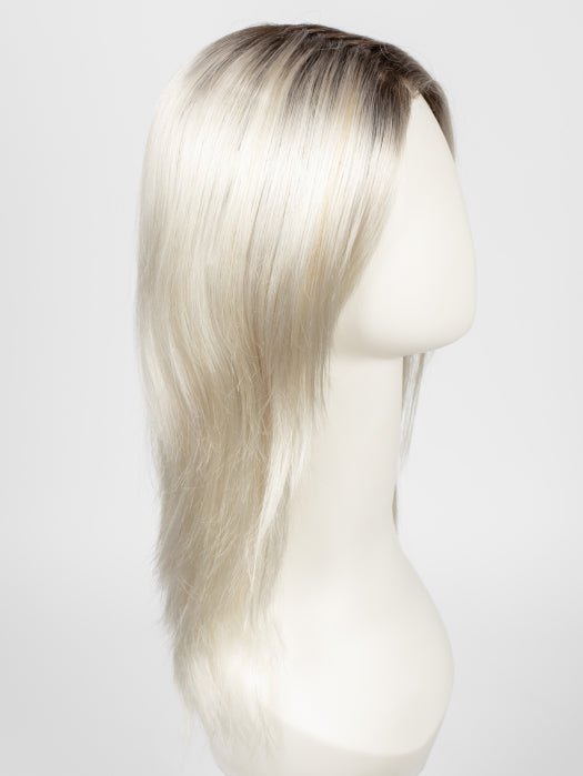 LIGHT CHAMPAGNE ROOTED | Pearl Platinum and Light Golden Blonde Blend with Medium Brown Roots