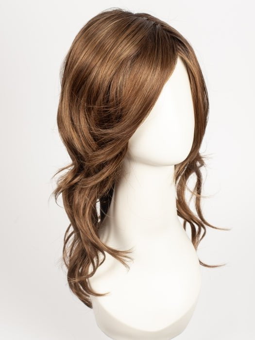 30A27S4 | Medium Natural Red and Medium Red-Gold Blonde Blend, Shaded with Dark Brown