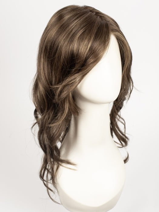 8RH14 HOT COCOA  | Medium Brown with 33% Medium Natural Blonde Highlights