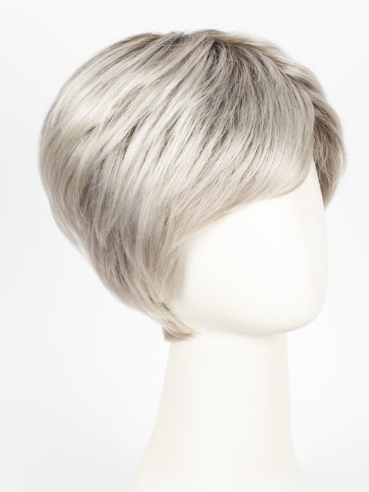 60S18 SLEET | Pure White shaded with Dark Natural Ash Blonde