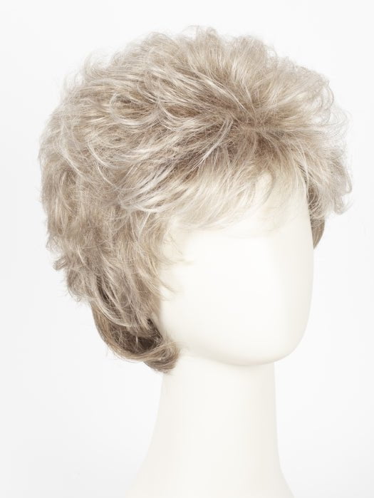 101F48T | Soft White Front, Light Brown with 75% Grey Blend with Soft White Tips