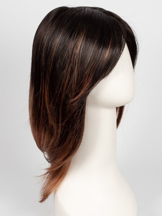 S4-28/32RO SUNRISE | Cascading Ombre Shade | Dark Roots Melt Naturally and blend into Radiant, Fiery Red Ends