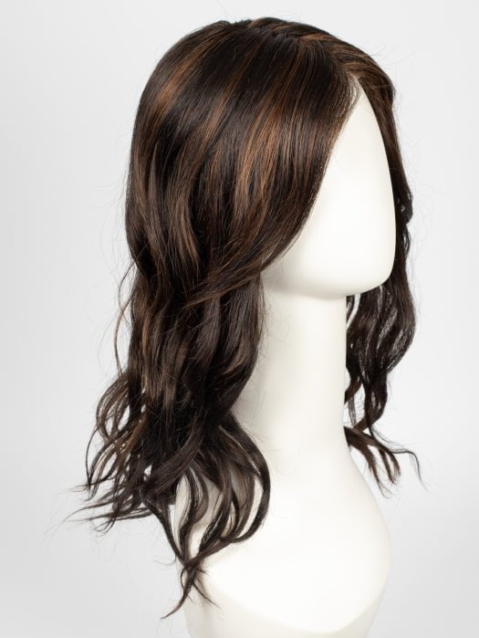 FS4/33/30A MIDNIGHT COCOA | Dark Brown, Medium Red, Medium Natural Red Blonde/Brown Blend with Medium Natural Red Blonde/Brown Blend Bold Highlights