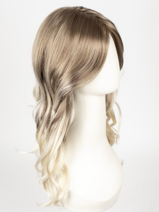 S18-60/102RO SOLSTICE | Cascading Ombre Shade | Cool, Dark Roots gradually lighten to a Shock of Patinum Blonde