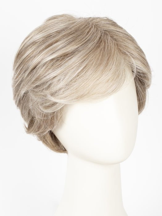 101F48T | Soft White Front, Light Brown with 75% Grey Blend with Soft White Tips 