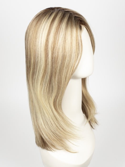 12FS8 SHADED PRALINE | Light Gold Brown, Light Natural Gold Blonde and Pale Natural Gold-Blonde Blend, Shaded with Medium Brown