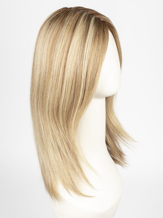 12FS12 MALIBU BLONDE | Lt Gold Brown, Lt Natural Gold Blonde & Pale Natural Gold-Blonde Blend, Shaded w/ Lt Gold Brown