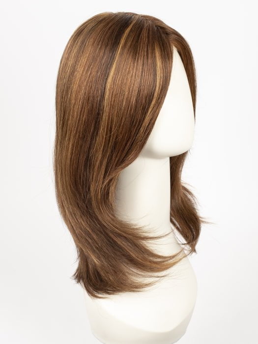 FS6/30/27 TOFFEE TRUFFLE | Brown, Medium Red-Gold, Medium Red-Gold Blonde Blend with Medium Gold Blonde Bold Highlights